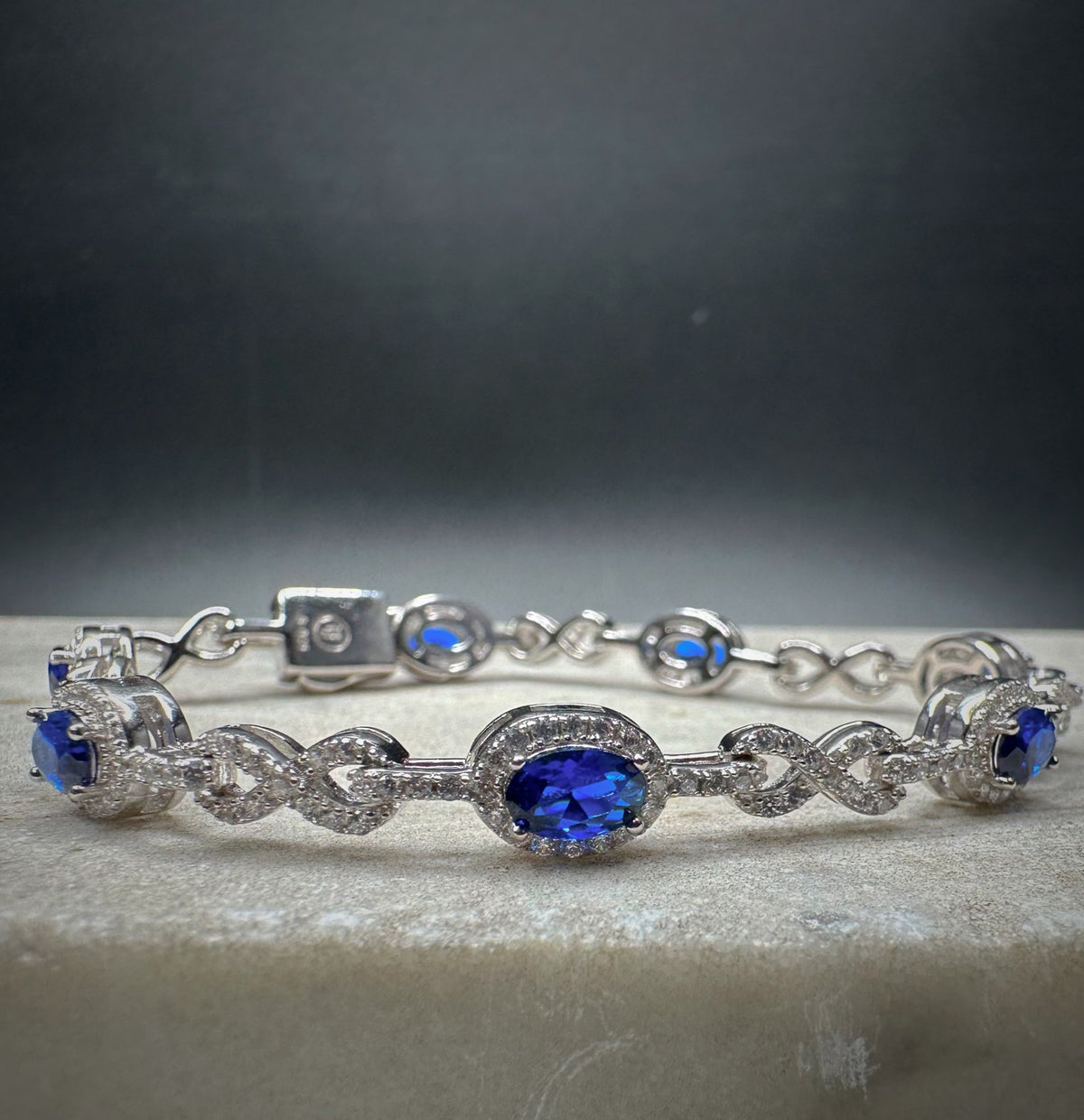 BKB X VVP • INFINITY LINK BLUE ICE BRACELET