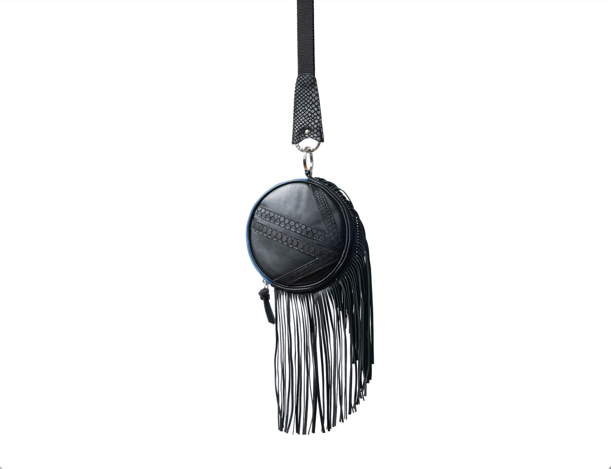 SIGNATURE FRINGE SERPENT CROSSBODY