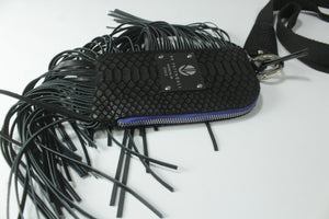 Serpent Crossbody Fringe Wallet