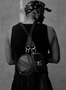 Serpent Crossbody Fringe Wallet